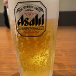 冷麺館 - 生ビール（¥550）