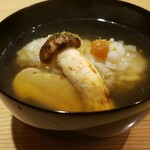 四谷 うえ村 - 牡丹鱧と松茸のお椀