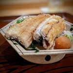 勢麟 - 大ちゃん、大きすぎるよ～、と嬉しい悲鳴。お皿からはみ出してます。半分は持ち帰らせて頂きました。