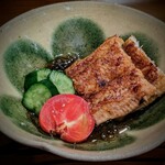 勢麟 - 「うざく」みたいなヤツ、と仰る勢麟流。蒲焼は熱々で大振り贅沢♡