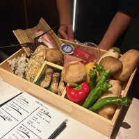 炭和食かなうS 特別室 - この日提供される食材