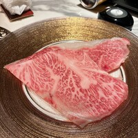 炭和食かなうS 特別室 - 松坂牛サーロインしゃぶしゃぶ用