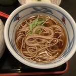 長生庵 - 定食の蕎麦