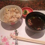 銀座ステーキハウス エリュシオン - ガーリックライス①