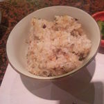 銀座ステーキハウス エリュシオン - ガーリックライス②