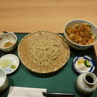 手打ちそば 大石 - かき揚げ丼ランチ