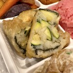 ごはんやハレノヒ。 - おかず詰め合わせセット９種(\1,300) ズッキーニ海苔巻きフリット