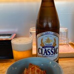 すみれ - サッポロクラシックビール＋キムチ(白菜)