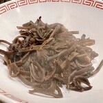 双喜紋 - トッピングのきくらげ100円！別皿で頼みシェアです！