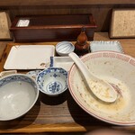 炭火焼濃厚中華そば 奥倫道 - 完飲