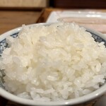 炭火焼濃厚中華そば 奥倫道 - ライス