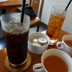 SOUTH CAFE - アイスコーヒーとアイスティ
