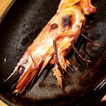 立ち飲み ひとよ - えびの串焼き