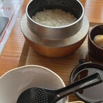 とんかつ MIDORIYA - 釜炊きご飯
