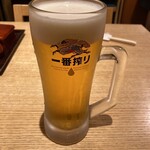 Soba Roppon - 生ビール♪