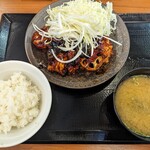 Karayama - 黒酢あんかけからあげ定食