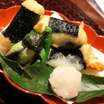 ふじ原 - 雲丹とトロロ揚げ加減抜群！うめぇ～☆