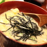 ふじ原 - ゴリ押し納豆雑炊。納豆喰う、納得☆ウマイがね！！