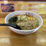 Ramenshiyotsupukiyuuchiyan - ランチセットB味噌ラーメン+餃子5個850円