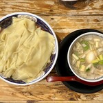 すごい煮干ラーメン凪 - すごいつけもめん 1500円、味付玉子 150円
            2023年10月14日