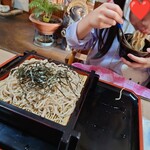 そば処 松寿庵 - ざるそば、5歳のちび子完食！