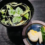 Unagi Idumi - 鰻吸い・香の物