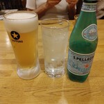 스미비 야키토리 토리쿠리 - ビールと炭酸水