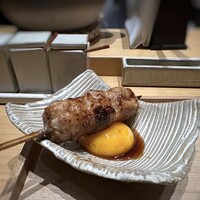 鳥カミ GARDEN CITY - ◆つくね、卵黄添え