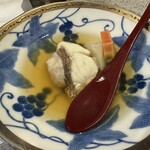 奈良 - タイとレンコンの蒸し物