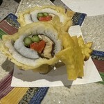 奈良 - 鱧と松茸の天ぷら