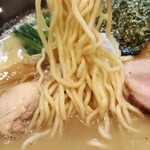 おおぜき中華そば店 - 麺の感じ
