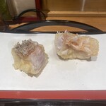 天ぷら 美やま - 甘鯛の天ぷら　鱗のパリパリ加減が最高