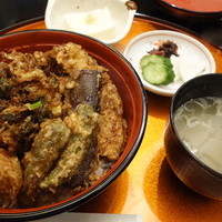 天ぷら すず航 - かき揚丼