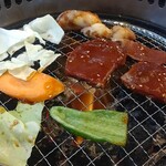 焼肉冷麺ひびき - スタミナMIX定食（みそダレ）