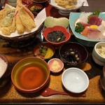 通友 - 天ぷら定食　上　2,100円