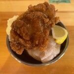 せんべろ昼飲み居酒屋  超からあげ番長 - お通しのからあげ