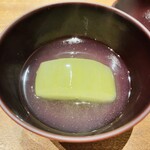 AKAI - 【写真③】すっぽん(山口県)出汁で炊いた冬瓜