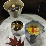 日本料理　花木鳥 - 前菜盛り合せ