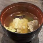 炭火焼肉 久 - スープ