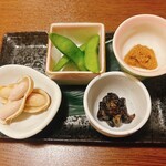 Shusanka - 枝豆 もくずがに味噌 生落花生 黒豆納豆醤油麹