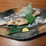 酒讃家 - 活〆山女魚塩焼き