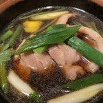 花坊 - 鴨汁うどんの鴨汁