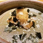 天ぷらあら木 - 鰆　山わさび・海苔