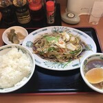 日高屋 - 野菜炒め定食（640円)