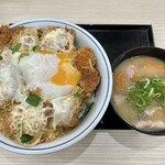 Katsuya - 特カツ丼　とん汁（小）