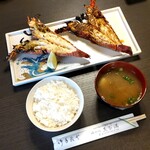 磯料理 ゑび満 - 伊勢えび2色焼き定食