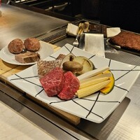 鉄板焼 ステーキ 北野坂 - この日の食材