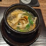 割烹 隆 - きのこ汁、秋の味。