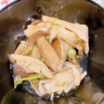 うを徳 - 京都産 揚げ海老芋、アワビ茸、舞茸、ミズ