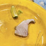 うを徳 - 北海道羅臼産 鰤、明石産 鰆の藁炙り焼き